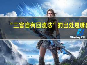 “三宫自有回流法”的出处是哪里