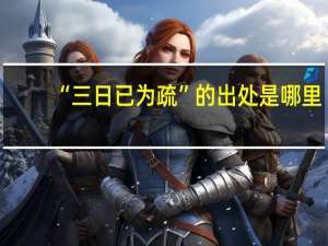 “三日已为疏”的出处是哪里