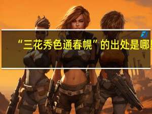 “三花秀色通春幌”的出处是哪里