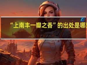 “上南丰一瓣之香”的出处是哪里