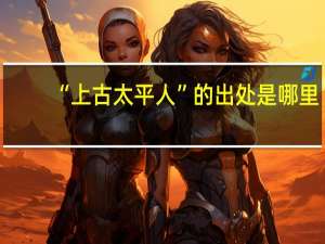 “上古太平人”的出处是哪里
