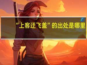 “上客迂飞盖”的出处是哪里