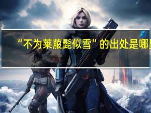 “不为莱菔髭似雪”的出处是哪里