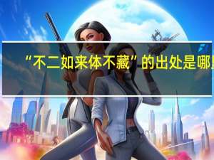 “不二如来体不藏”的出处是哪里