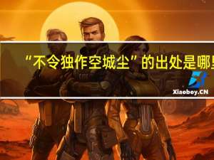 “不令独作空城尘”的出处是哪里
