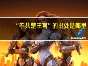 “不共楚王言”的出处是哪里