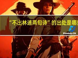 “不出林逋两句诗”的出处是哪里