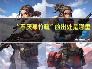 “不厌寒竹疏”的出处是哪里