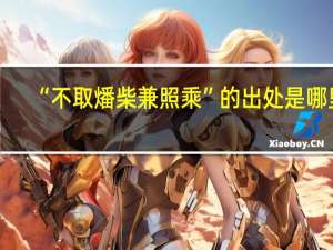 “不取燔柴兼照乘”的出处是哪里