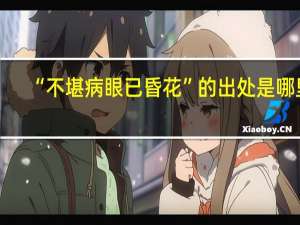 “不堪病眼已昏花”的出处是哪里