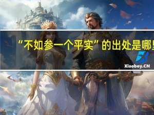 “不如参一个平实”的出处是哪里