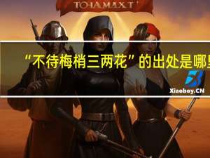 “不待梅梢三两花”的出处是哪里