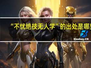 “不忧绝技无人学”的出处是哪里