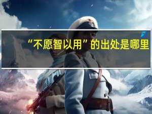 “不愿智以用”的出处是哪里