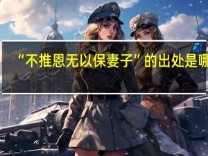 “不推恩无以保妻子”的出处是哪里