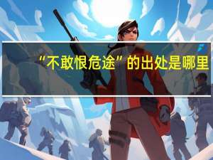 “不敢恨危途”的出处是哪里