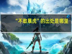 “不敢暴虎”的出处是哪里