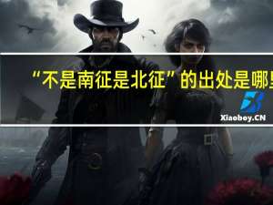 “不是南征是北征”的出处是哪里