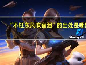“不枉东风吹客泪”的出处是哪里