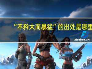 “不矜大而暴猛”的出处是哪里