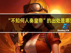 “不知何人奏皇帝”的出处是哪里
