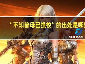 “不知曾母已投梭”的出处是哪里