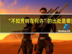 “不知芳树在何许”的出处是哪里