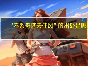 “不系舟随去住风”的出处是哪里