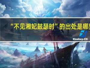 “不见湘妃鼓瑟时”的出处是哪里