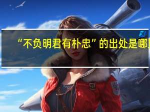 “不负明君有朴忠”的出处是哪里