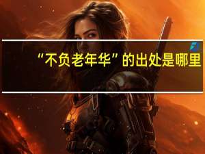 “不负老年华”的出处是哪里