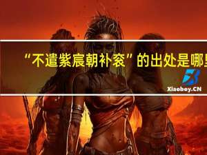 “不遣紫宸朝补衮”的出处是哪里