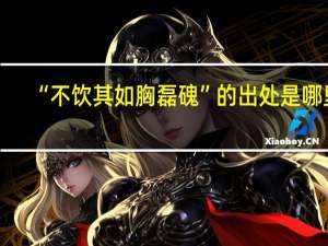 “不饮其如胸磊磈”的出处是哪里