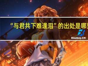 “与君共下难逢泪”的出处是哪里