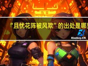 “且忧花阵被风欺”的出处是哪里