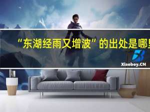 “东湖经雨又增波”的出处是哪里