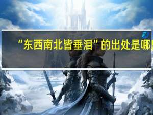 “东西南北皆垂泪”的出处是哪里