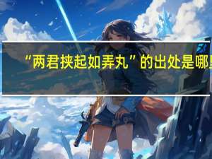 “两君挟起如弄丸”的出处是哪里