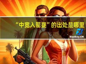 “中宽入罂甕”的出处是哪里