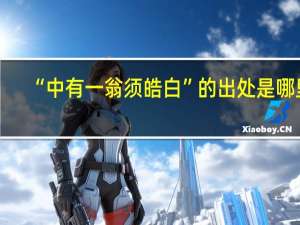 “中有一翁须皓白”的出处是哪里