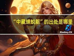 “中藏蝉蜕躯”的出处是哪里