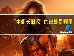 “中衢长旧泥”的出处是哪里