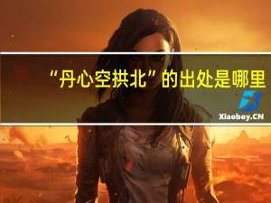 “丹心空拱北”的出处是哪里