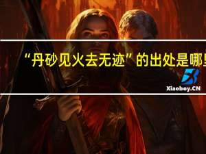 “丹砂见火去无迹”的出处是哪里