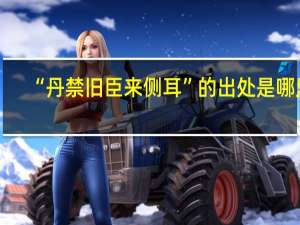 “丹禁旧臣来侧耳”的出处是哪里