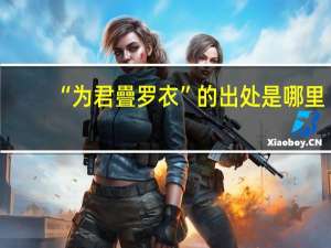 “为君疊罗衣”的出处是哪里