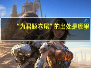 “为君题卷尾”的出处是哪里