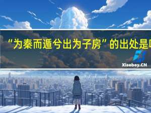 “为秦而遁兮出为子房”的出处是哪里