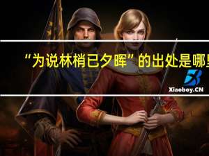 “为说林梢已夕晖”的出处是哪里