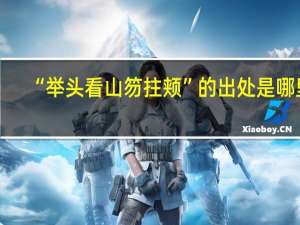 “举头看山笏拄颊”的出处是哪里